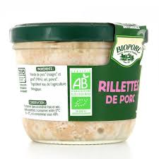 Bioporc Rillettes de Porc Bio  190 g 